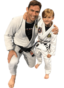 Travis Tooke with Self Defense student