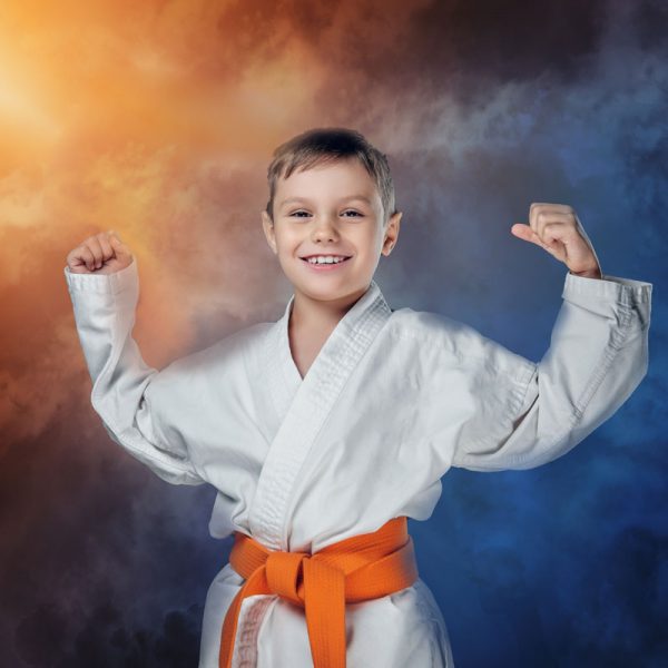Self confident kids in Jiu-jitsu