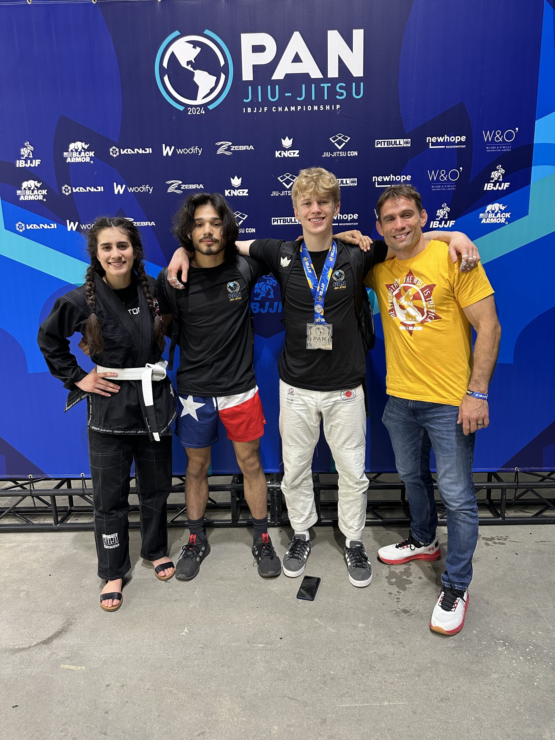 Team Tooke brings home 2 silver medals at the IBJJF 2024 Pans!